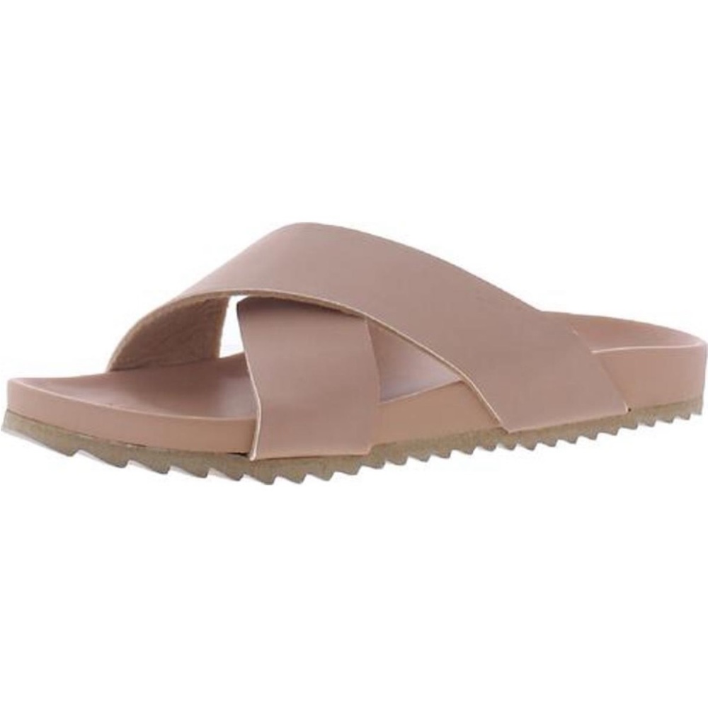 Brand New blush Stylus Womens Frivil Casual Footbed Slip On Slide Sandals Shoes